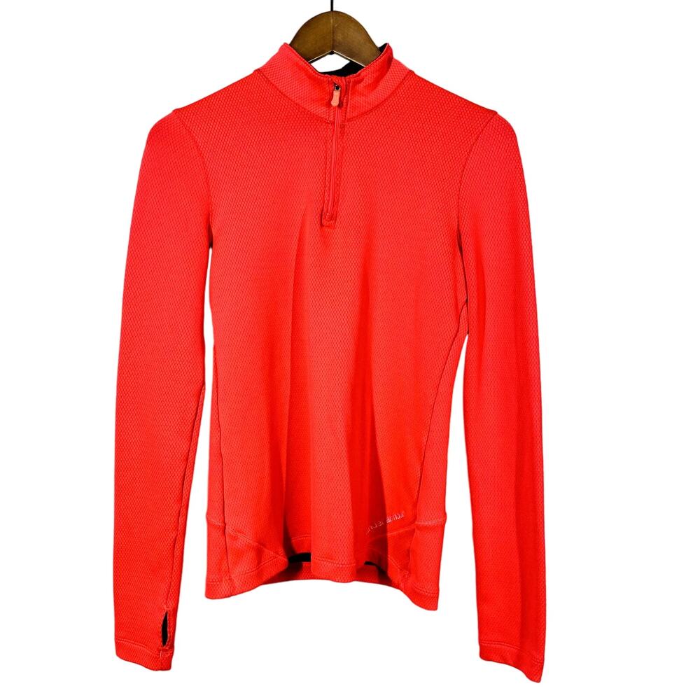 Under Armour Quarter Zip Top Long Sleeve Running Athletic Pink - M